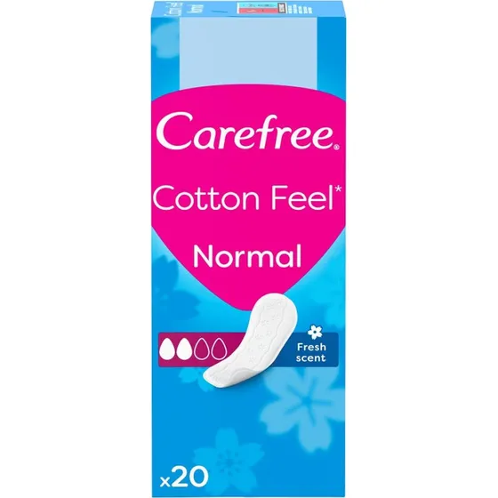 Carefree Cotton Feel Normal wkładki higieniczne świeży zapach 20 szt.