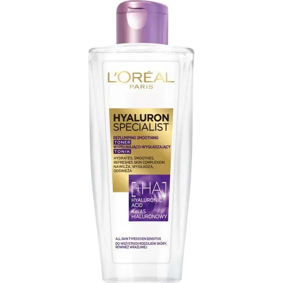 L'Oreal Paris Hyaluron Specialist tonik wypełniająco-wygładzający 200ml