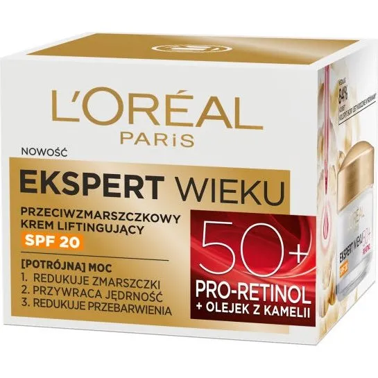 L'Oreal Paris Ekspert Wieku 50+ Krem Liftingujący SPF20 50ml