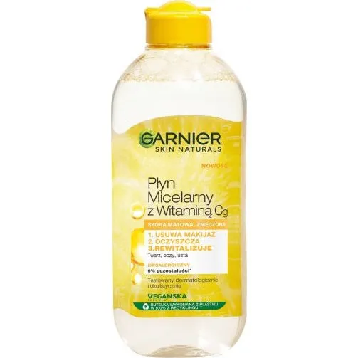Garnier Skin Naturals Płyn Micelarny z Witaminą Cg, 400ml