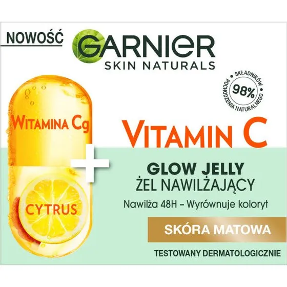 Garnier Skin Naturals Vitamin C Glow Jelly żel nawilżający 50ml