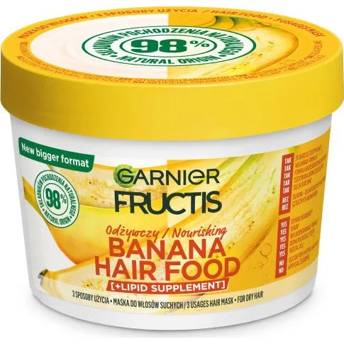 Garnier Fructis Banana Hair Food Maska do włosów suchych 400ml