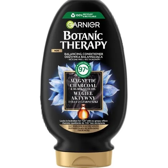 Garnier Botanic Therapy Odżywka Węgiel Aktywny i Czarnuszka 200ml