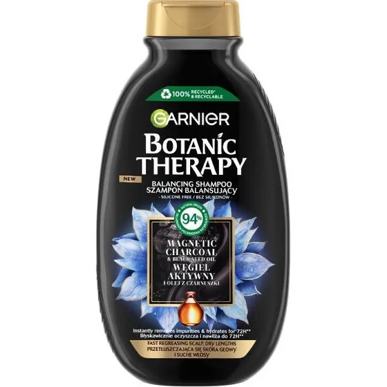Garnier Botanic Therapy Szampon Węgiel Aktywny i Czarnuszka 400ml