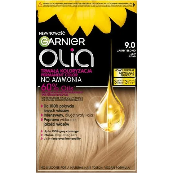 Garnier Olia 9.0 Jasny Blond - Trwała Farba do Włosów