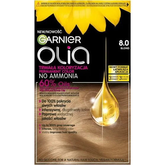 Garnier Olia farba do włosów 8.0 Blond