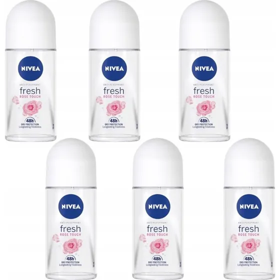 NIVEA Rose Touch Antyperspirant w kulce 6x50ml 48H