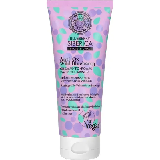 Natura Siberica Blueberry Siberica kremowa pianka oczyszczająca 75ml