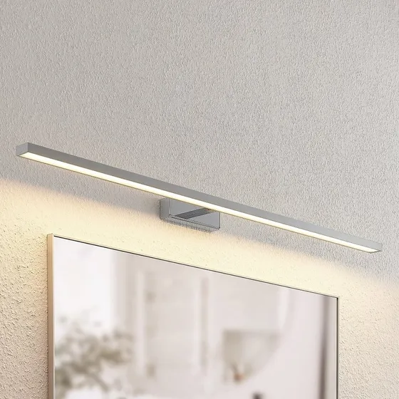 Oświetlenie lustra LED Lindby Jukka, 120 cm, chrom