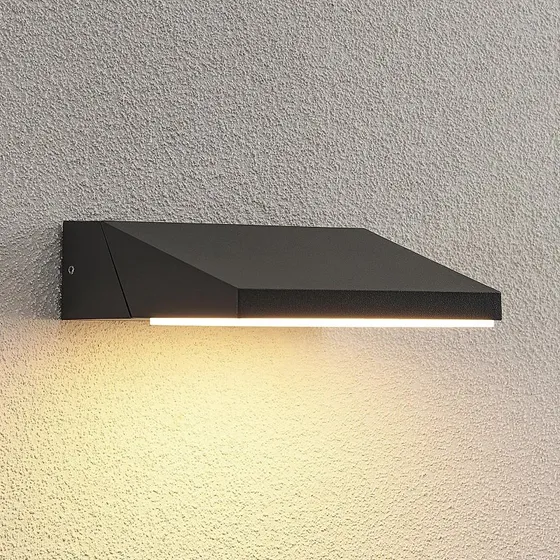 Lucande Auda LED Kinkiet Ogrodowy Anthracite