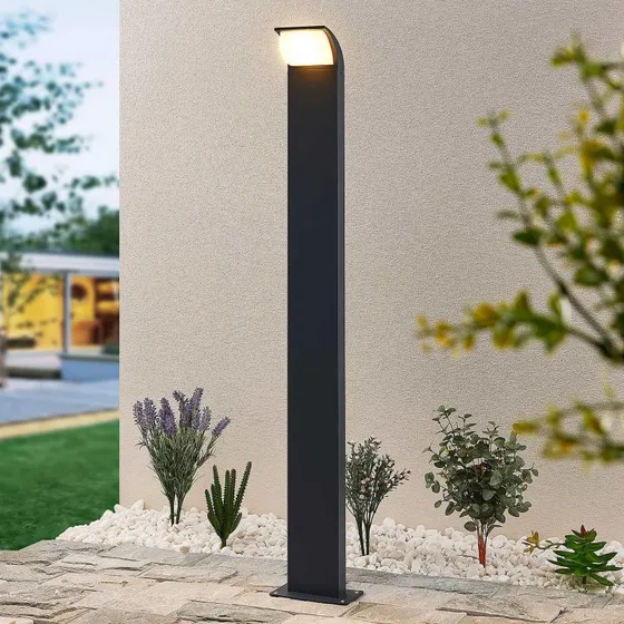 Lucande Tinna H100 Lampa Ogrodowa LED Antracyt 100 cm
