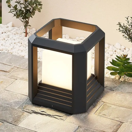 Lucande Serenella LED Lampa Ogrodowa Antracyt 27cm