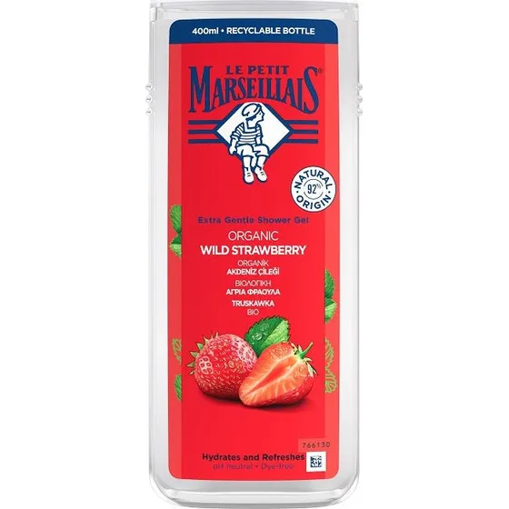 Le Petit Marseillais Delikatny żel pod prysznic Truskawka 400ml