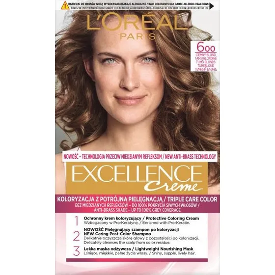 L'Oreal Paris Excellence Creme farba do włosów 600 Ciemny Blond