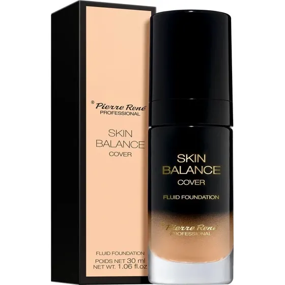 Pierre Rene Skin Balance Cover Fluid Foundation 23 Nude 30ml