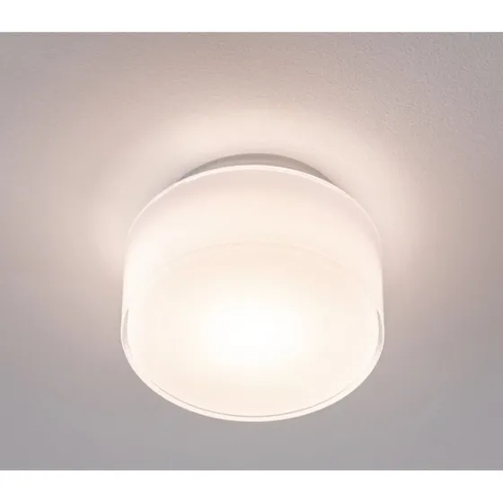 Lampa sufitowa LED Paulmann Maro, biała, Ø 16 cm, IP44