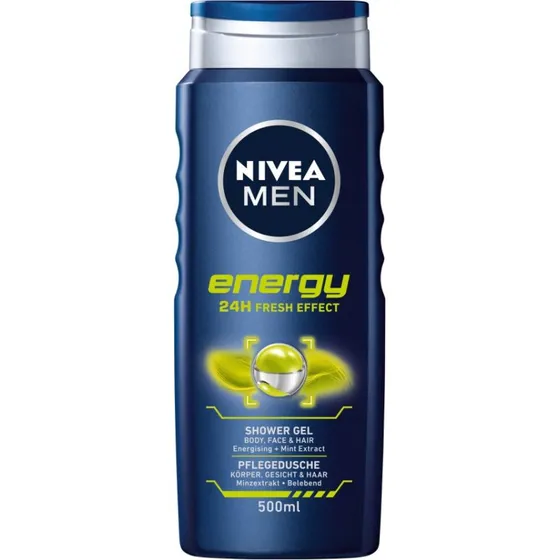 Nivea Men Energy żel pod prysznic 3 w 1 500ml