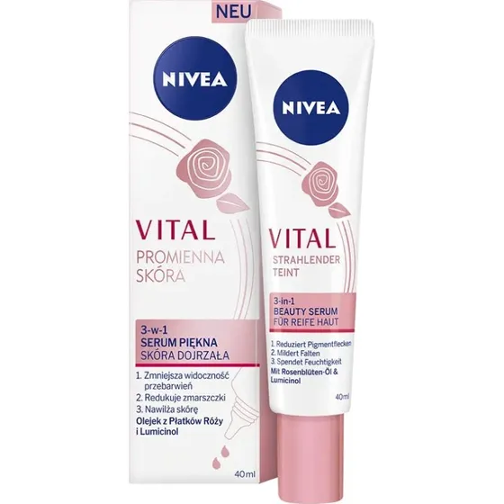 Nivea Vital Promienna Skóra 3w1 Serum Piękna 40ml
