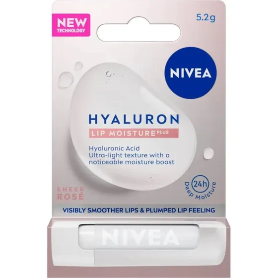 Nivea Hyaluron Lip Moisture Plus Rose 5.2g