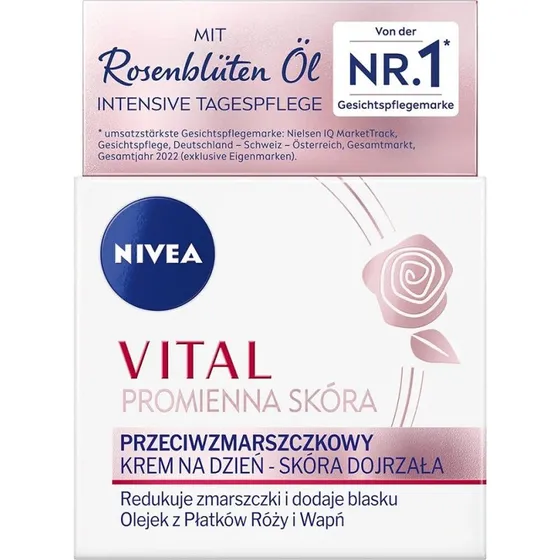 Nivea Vital Promienna Skóra krem przeciwzmarszczkowy na dzień 50ml