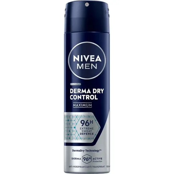 Nivea Men Derma Dry Control antyperspirant w sprayu 150ml