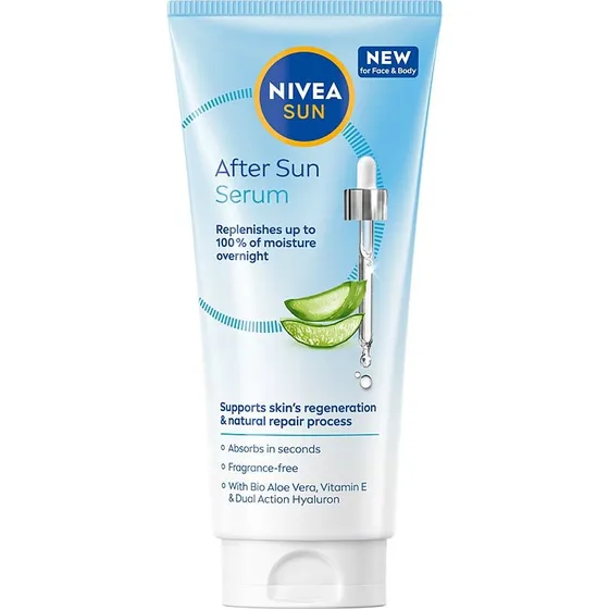 Nivea After Sun Serum do twarzy i ciała z bio aloesem, 100ml