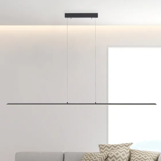 Żyrandol LED PURE Lite 160 cm, grafitowy, CCT, ściemniany