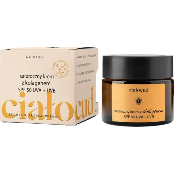 Flagolie Krem Rozjaniajcy SPF 50 UVA+UVB z Kolagenem