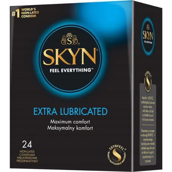 SKYN Extra Lubricated nielateksowe prezerwatywy 24 szt.