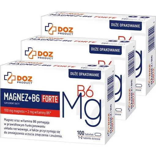 DOZ Product Magnez + B6 Forte 60 kapsuek