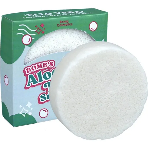 Bomb Cosmetics Aloe There Smooth Skin Facial Sponge