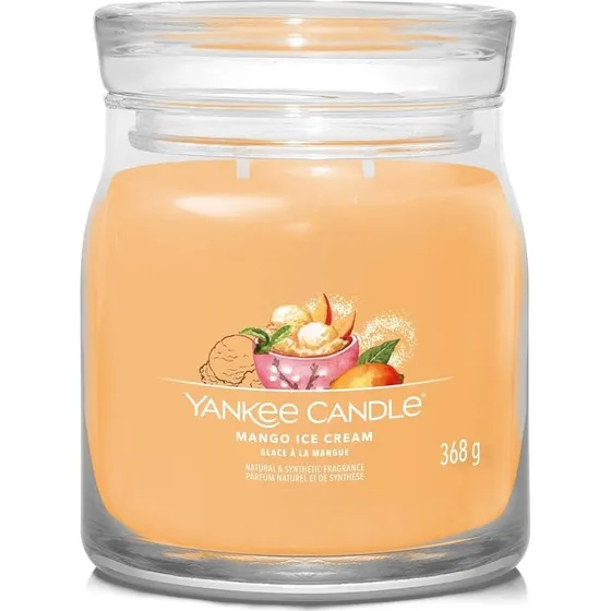 Yankee Candle Świeca Zapachowa Mango Ice Cream 368g