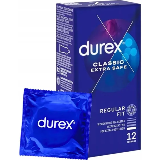 Durex Classic Extra Safe prezerwatywy wzmocnione 12 szt.