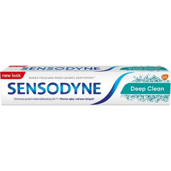Sensodyne Deep Clean pasta do zębów z fluorkiem 75ml