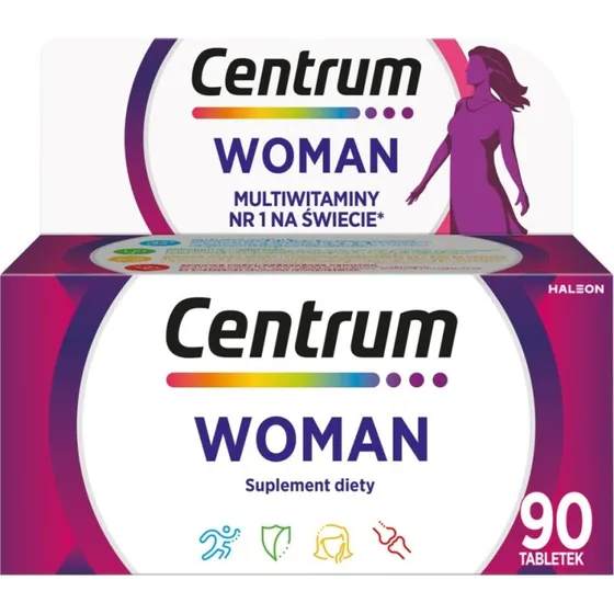 Centrum Woman multiwitaminy dla kobiet, 90 tabletek
