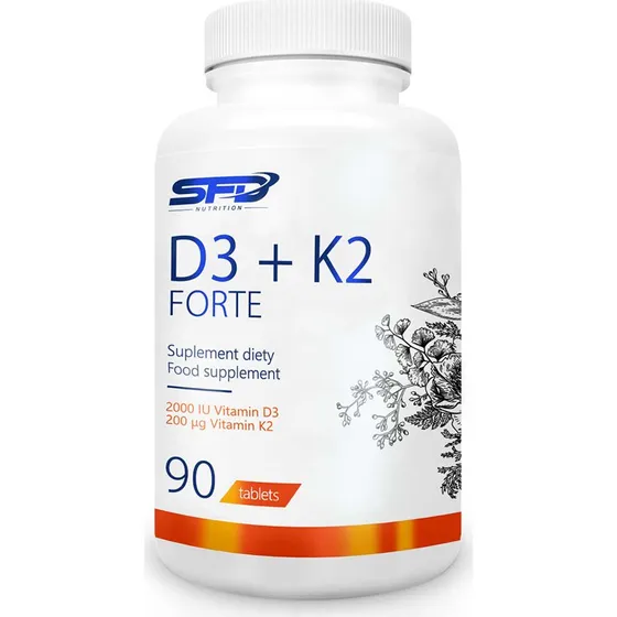 SFD D3+K2 Forte 90 tabl. 2000 IU D3 + 200 g K2