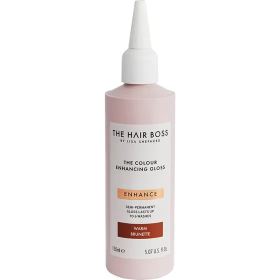 The Hair Boss The Colour Enhancing Gloss Warm Brunette 150ml