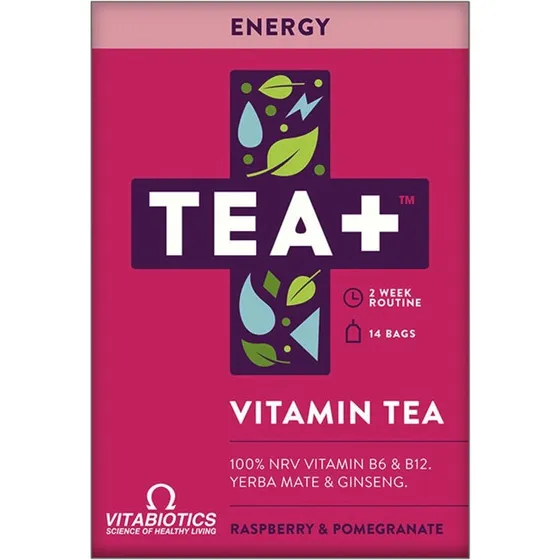 Vitabiotics Tea+ Energy herbata witaminowa 14 torebek