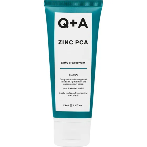 Q+A Zinc PCA Daily Moisturiser 75ml - Krem do twarzy z cynkiem