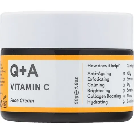 Q+A Vitamin C Face Cream - Krem rozświetlający 50g