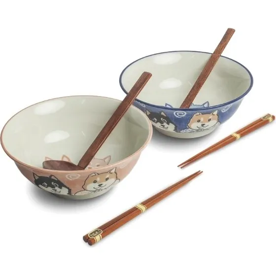 Shiba Zestaw Miski do Ramenu 6 Elementów