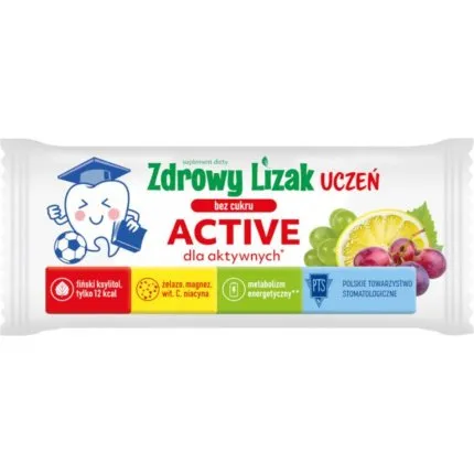 MNIAM MNIAM Lizak Winogrono-Cytryna Bez Cukru Bezglutenowy 6g