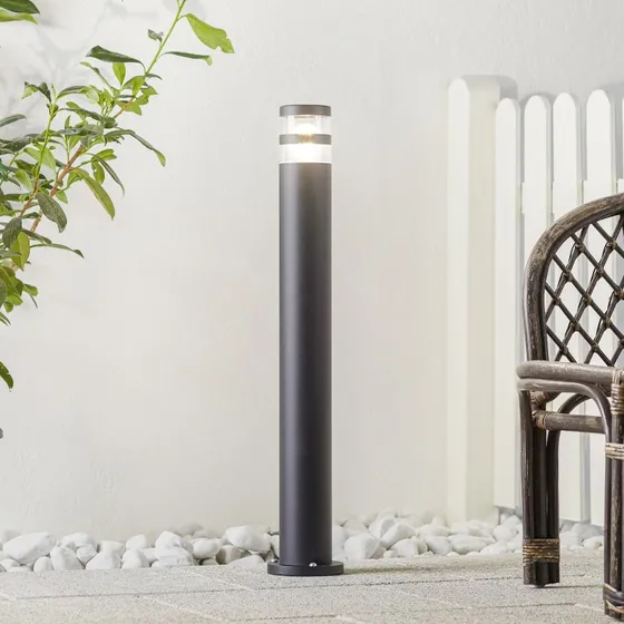Nordlux Lampa Ogrodowa Birk Black - Czarny Metal