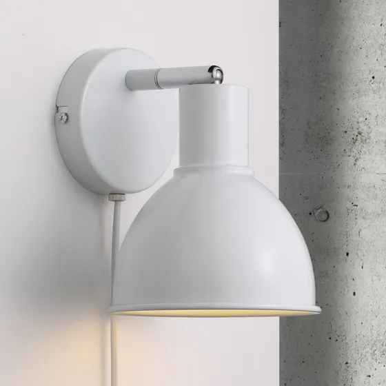 Nordlux Pop Wall Lampa Ścienna White - Skandynawski Styl