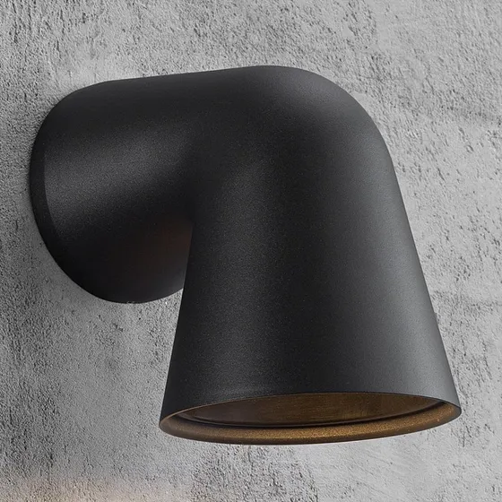 Nordlux Front Single Lampa Ścienna Black - Nowoczesny Kinkiet