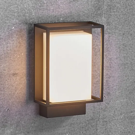 Nordlux Lampa Ścienna Nestor Black - Nowoczesny Kinkiet Zewnętrzny
