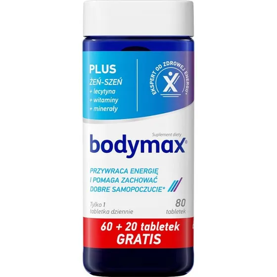 Bodymax Plus suplement diety, 80 tabletek