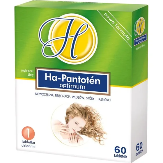 Ha-Pantoten Optimum włosy, skóra i paznokcie, 60 tabletek
