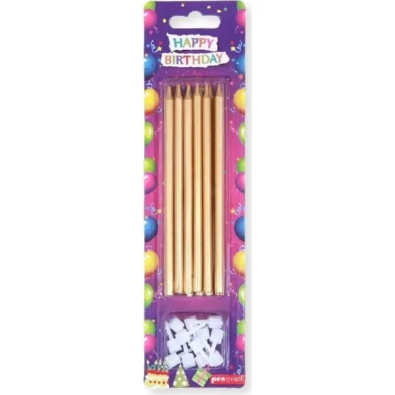 Penword wieczki urodzinowe 12 szt, mieszane wzory