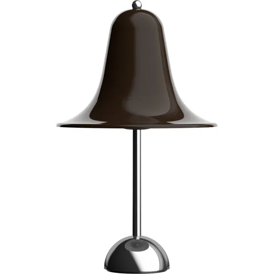 Verpan Pantop Lampa stołowa brązowa, metal, 23 cm